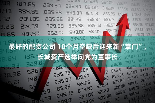 最好的配资公司 10个月空缺后迎来新“掌门”，长城资产选举向党为董事长